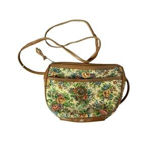 Mitzi Vintage Floral Tapestry‎ Handbag Crossbody Bag